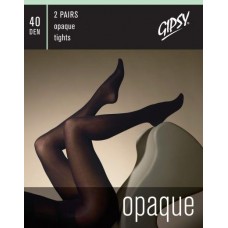 Gipsy 40 Denier School Tights 2 Pair Pack